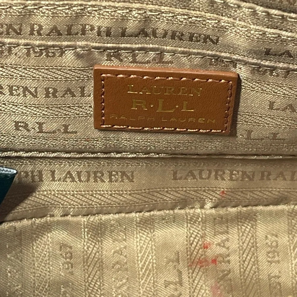 Lauren Ralph Lauren Brown Crossbody Purse - Picture 9 of 9